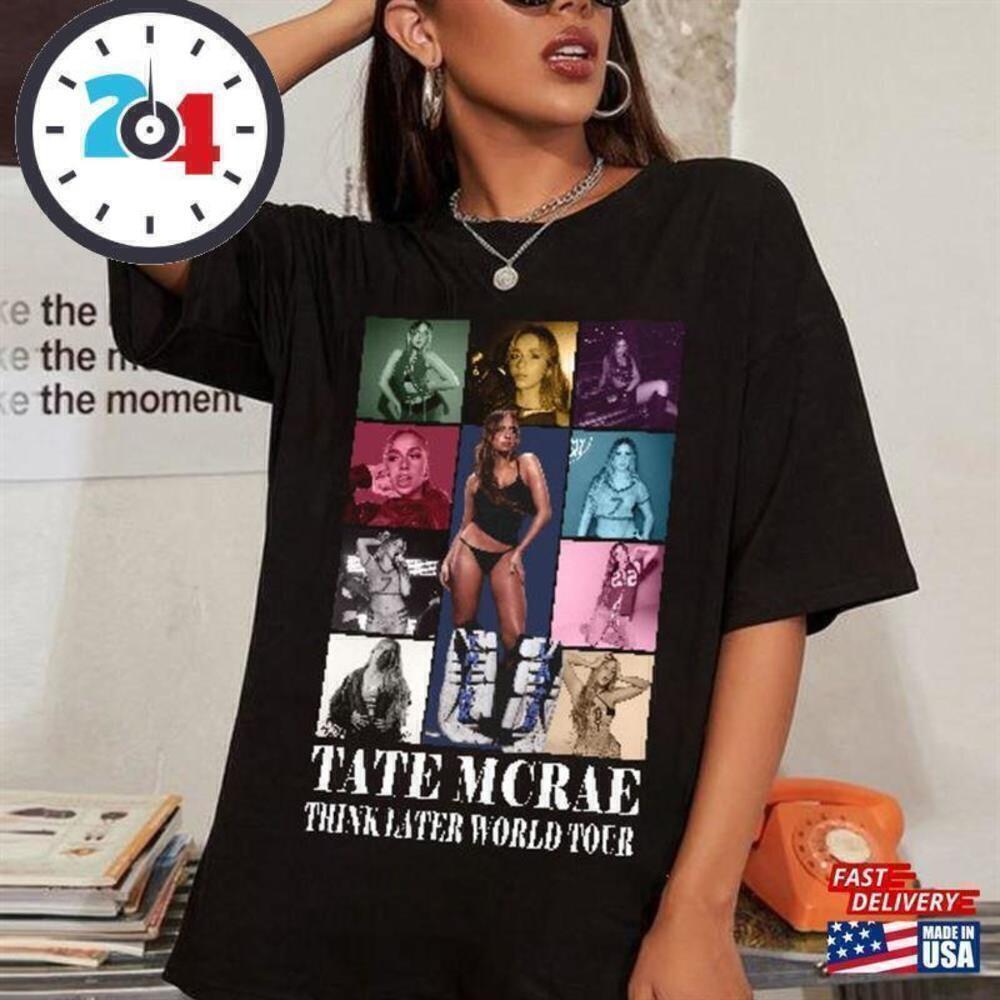 Tate McRae Think Later World Tour Concert Fan T-Shirt
